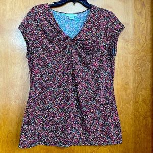 Cap sleeve Liz Claiborne Blouse